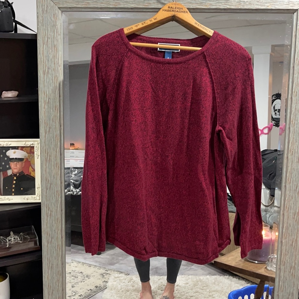 Burgundy Sweater